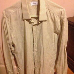 Brioni Men's Large (16 1/2) Dress-Casual Shirt - Made in Italy